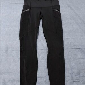 lululemon athletica Black High-Rise Leggings with Zip Pockets